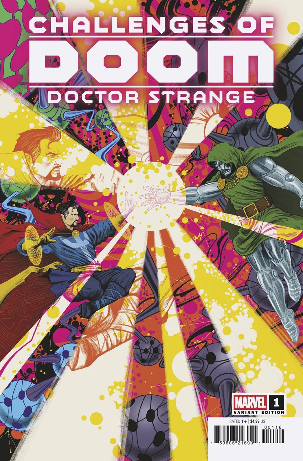 Marvel Comic Books > Incentives CHALLENGES OF DOOM: DOCTOR STRANGE #1 DOALY 1:25 VARIANT (Release Date: 11/04/2026) 75960621690100116 PRH-75960621690100116