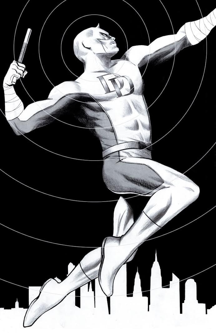 Marvel Comic Books > Incentives DAREDEVIL #1 2ND PTG MCM CON B&W VIRGIN LEE GARBETT EXCLUSIVE TE-PRH-75960621282800111-EXCLUSIVE