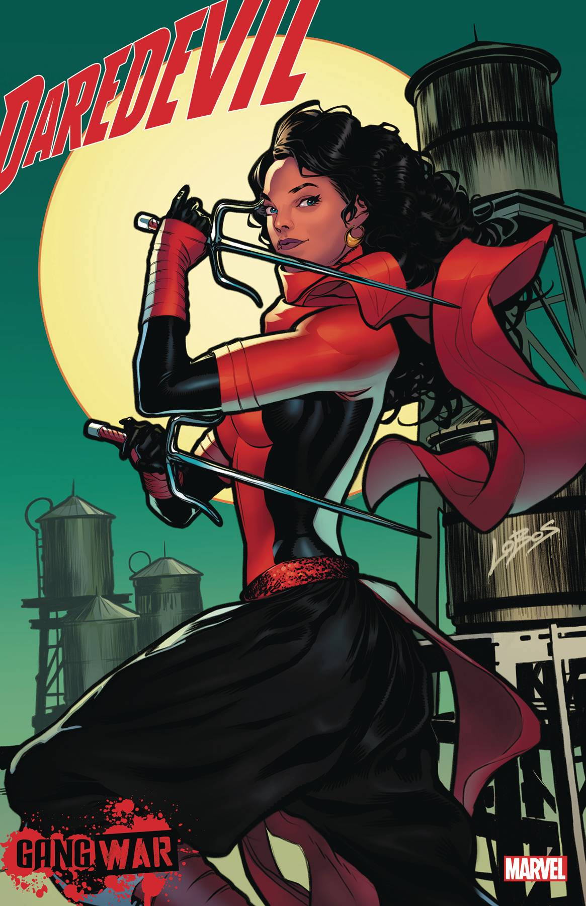 Marvel PRH Comic Books > Incentives DAREDEVIL GANG WAR #1 1:25 INCV PABLO VILLALOBOS VAR 75960620778700117 OCT230589