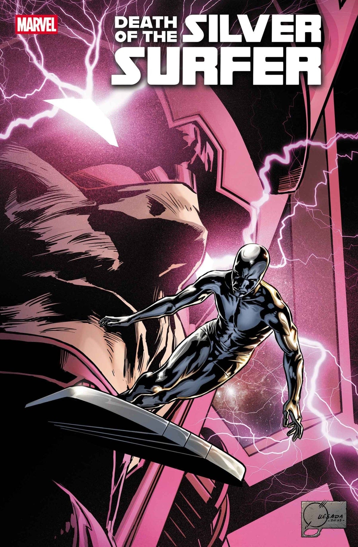 Marvel Comic Books > Incentives DEATH OF THE SILVER SURFER #1 1:100 INCV JOE QUESADA VIRGIN VARIANT 75960621147000122 PRH-75960621147000122