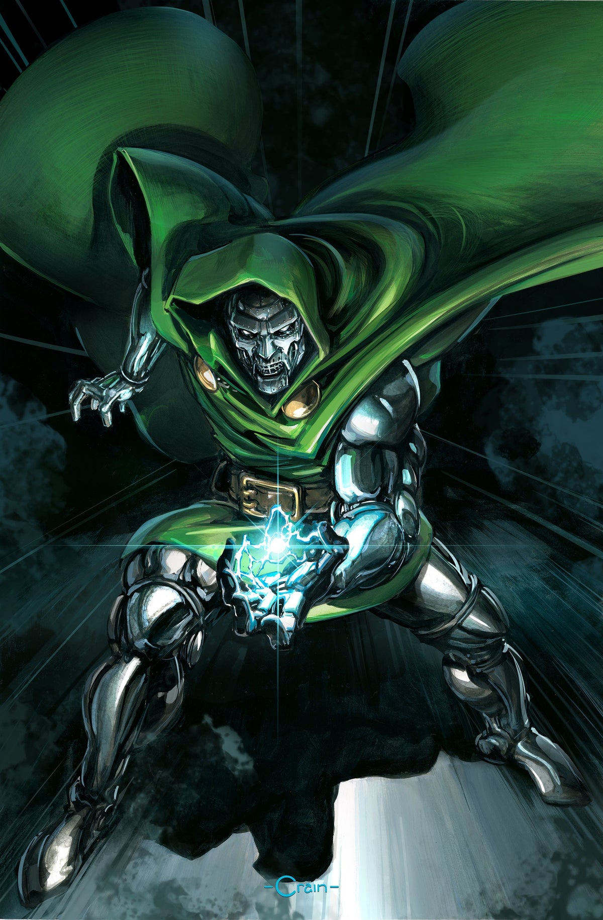Marvel Comic Books > Incentives DUNGEONS OF DOOM #1 1:50 INCV CLAYTON CRAIN VIRGIN VARIANT 75960621382500116 PRH-75960621382500116