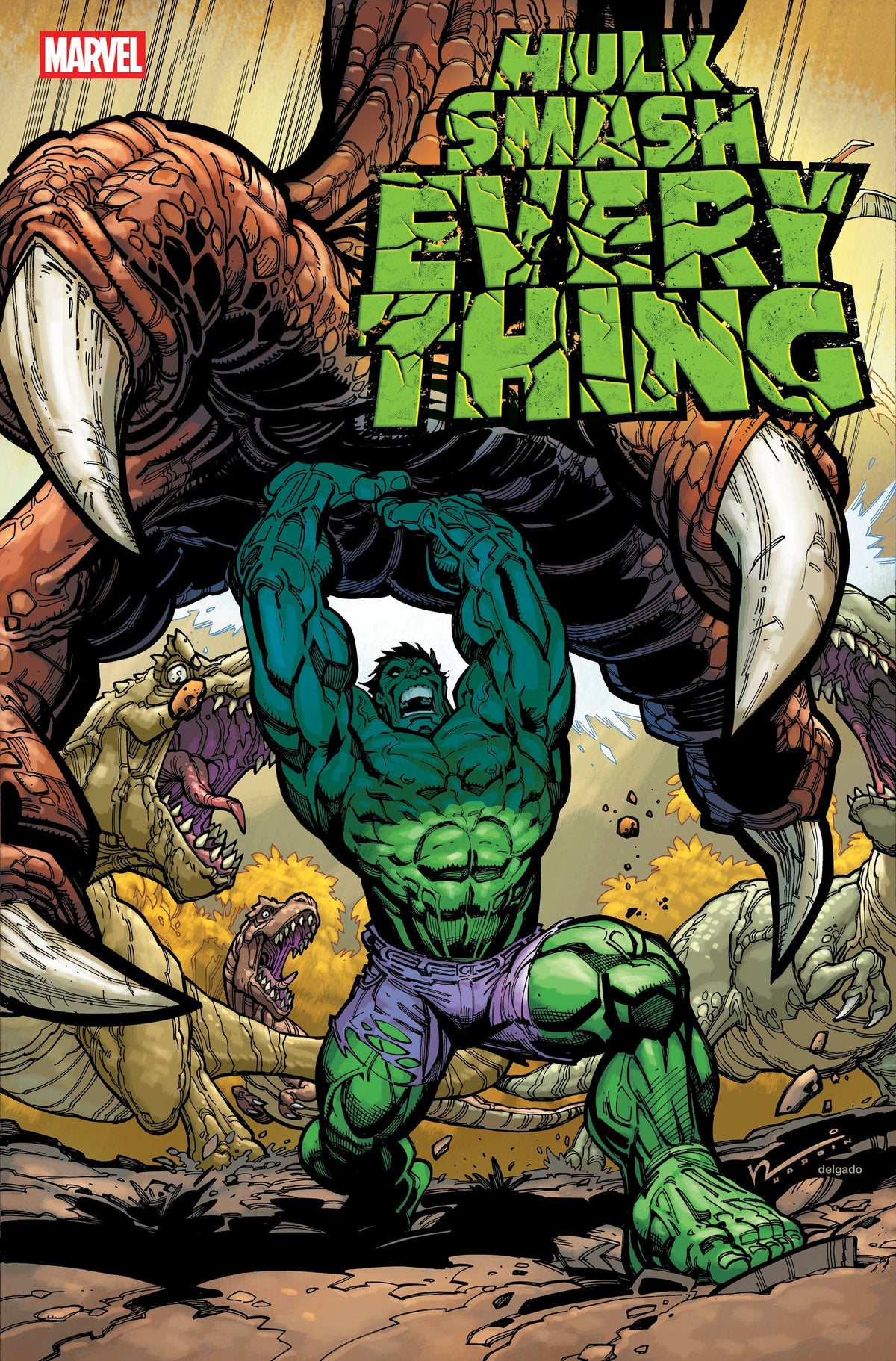 Marvel Comic Books > Incentives HULK: SMASH EVERYTHING #2 1:25 INCV CHAD HARDIN VARIANT 75960621455600216 PRH-75960621455600216
