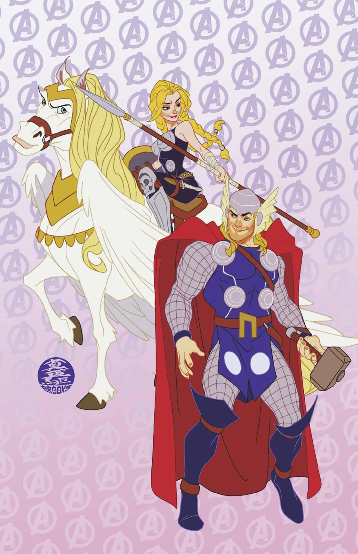 Marvel Comic Books > Incentives IMMORTAL THOR #20 1:50 INCV MARK BROOKS ANIMATED-STYLE VIRGIN VARIANT 75960620664302016 PRH-75960620664302016