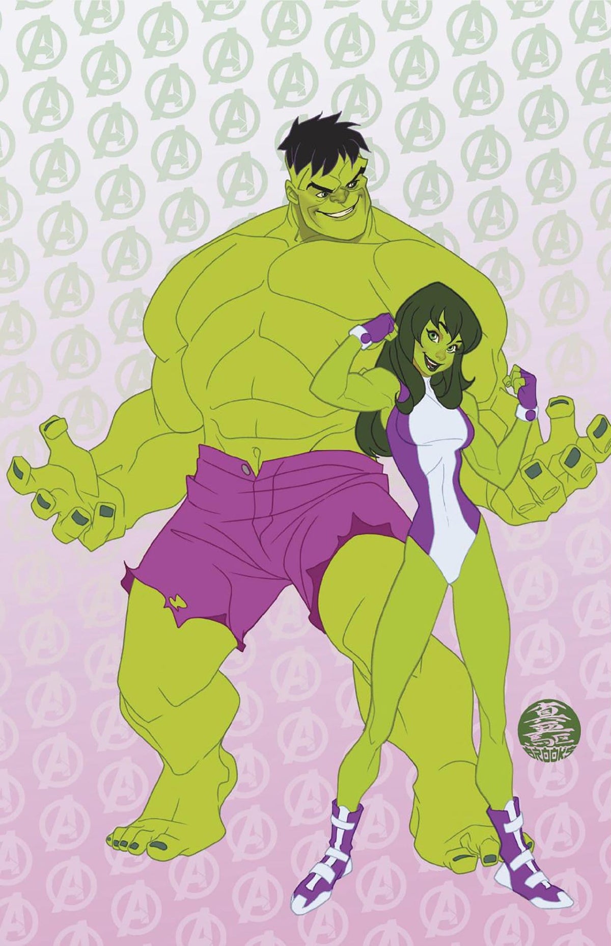 Marvel Comic Books > Incentives INCREDIBLE HULK #22 1:50 INCV MARK BROOKS ANIMATED-STYLE VIRGIN VARIANT 75960620663602216 PRH-75960620663602216