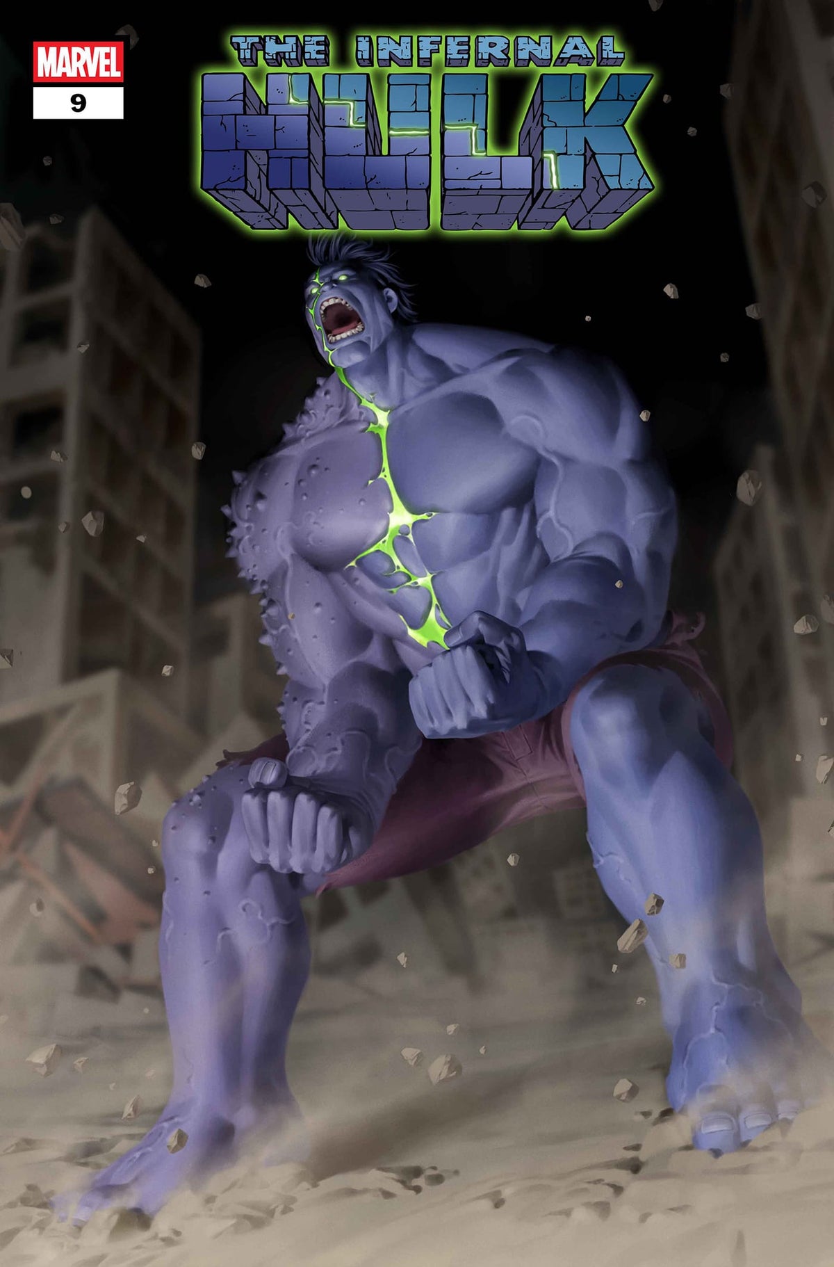 Marvel Comic Books > Incentives INFERNAL HULK #9 1:50 INCV JUNGGEUN YOON VARIANT 75960621361000916 PRH-75960621361000916