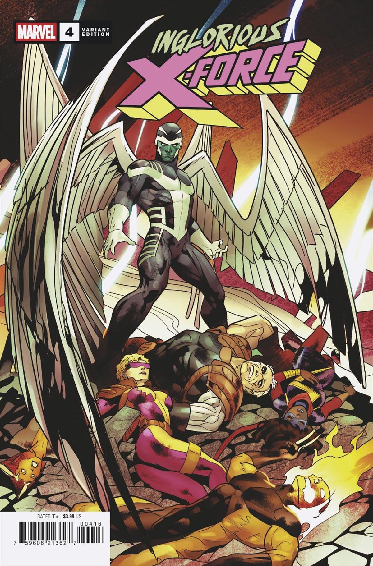 Marvel Comic Books > Incentives INGLORIOUS X-FORCE #4 1:25 INCV JAN BAZALDUA VARIANT 75960621362700416 PRH-75960621362700416