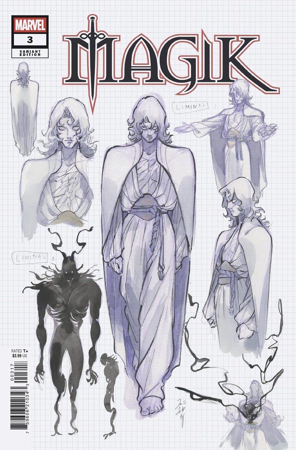 Marvel Comic Books > Incentives MAGIK #3 1:10 INCV PEACH MOMOKO DESIGN VARIANT 75960621034300317 PRH-75960621034300317