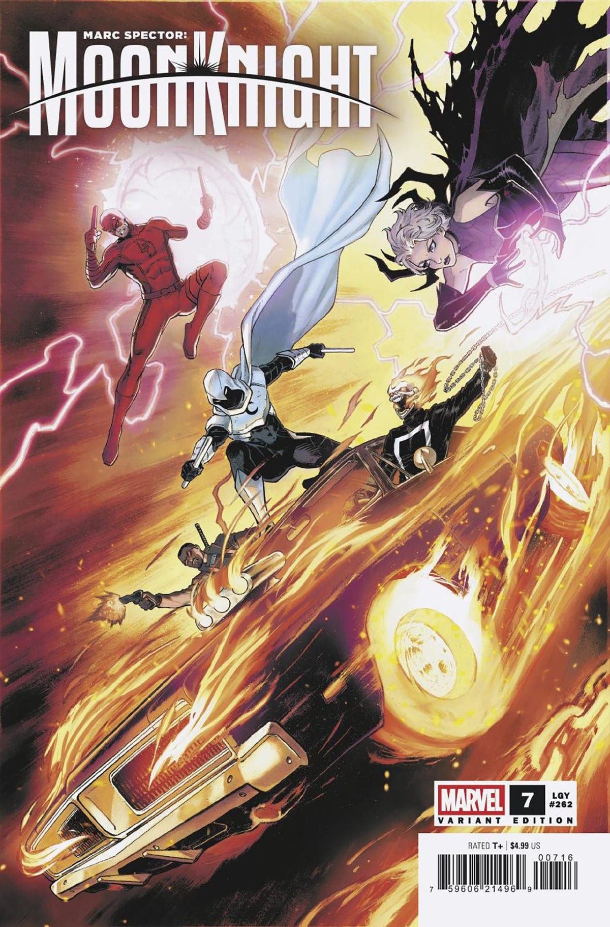 Marvel Comic Books > Incentives MARC SPECTOR: MOON KNIGHT #7 1:25 INCV MICHELE BANDINI VARIANT (Release Date: 08/05/2026) 75960621496900716 PRH-75960621496900716