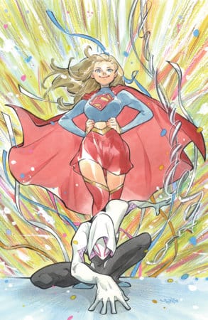 Marvel Comic Books > Incentives MARVEL/DC: SPIDER-MAN/SUPERMAN #1 1:25 INCV PEACH MOMOKO RATIO VIRGIN 2ND PRINTING VARIANT 75960621395500168 PRH-75960621395500168