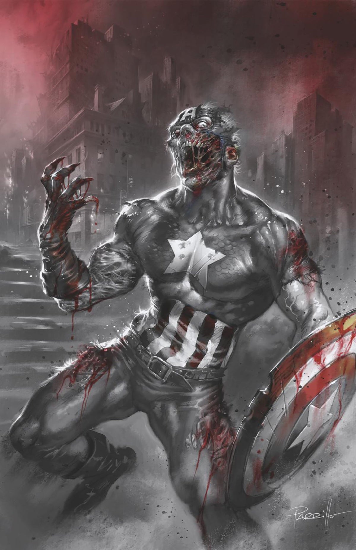 Marvel Comic Books > Incentives MARVEL ZOMBIES BLACK WHITE BLOOD #2 1:100 INCV VIR VAR 75960620776300218 SEP230705