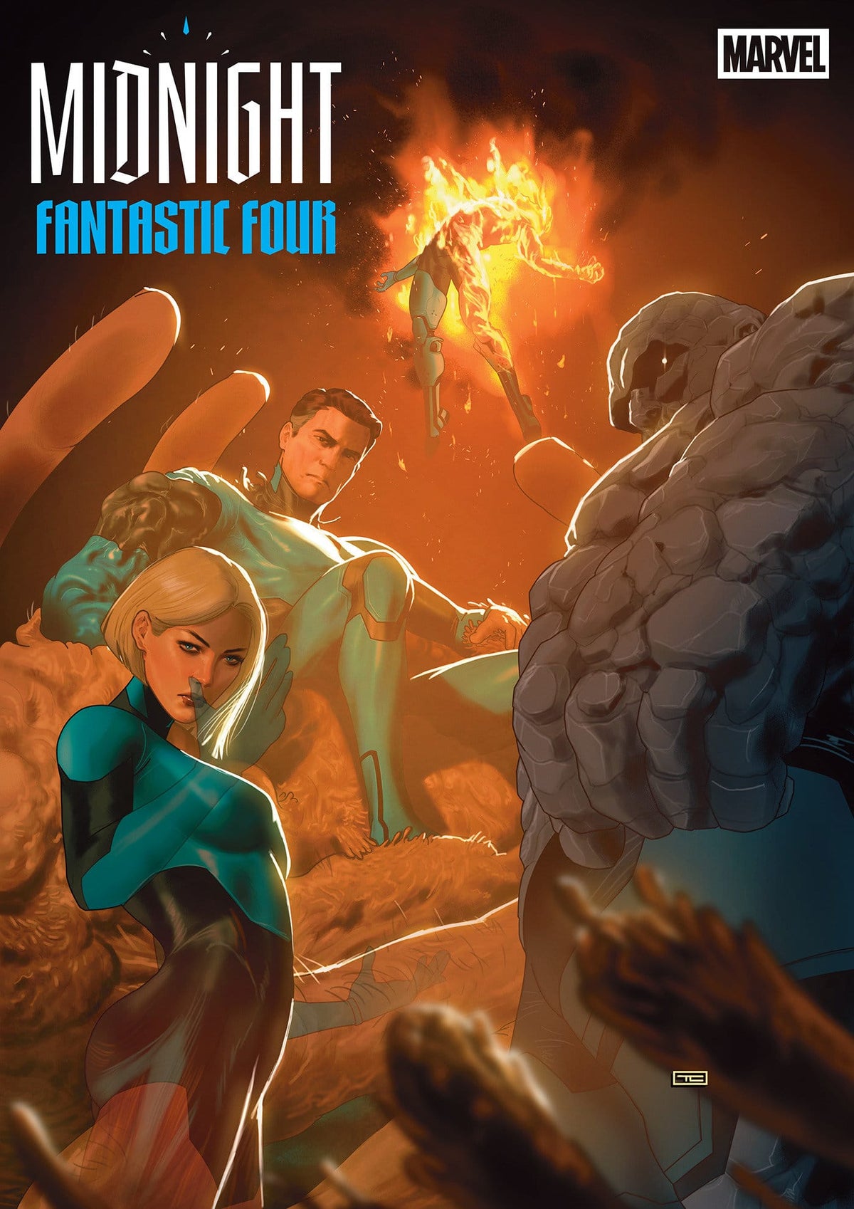 Marvel Comic Books > Incentives MIDNIGHT FANTASTIC FOUR #2 COVER E TAURIN CLARKE MIDNIGHT GALLERY 1:25 VARIANT (Release Date: 11/18/2026) 75960621680200216 PRH-75960621680200216
