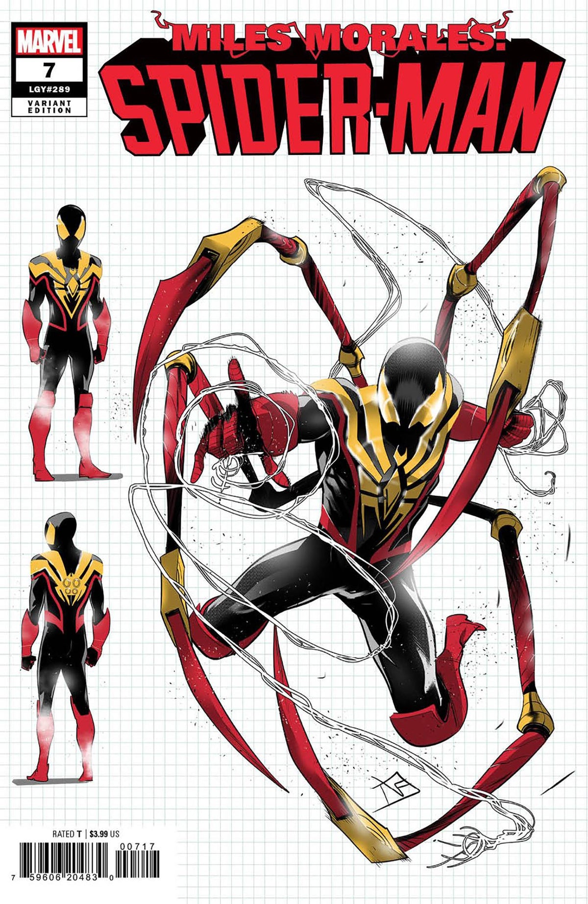 Marvel Comic Books > Incentives MILES MORALES SPIDER-MAN #7 1:10 INCV VAR ARTIST DESIGN VAR 75960620483000717 APR230709