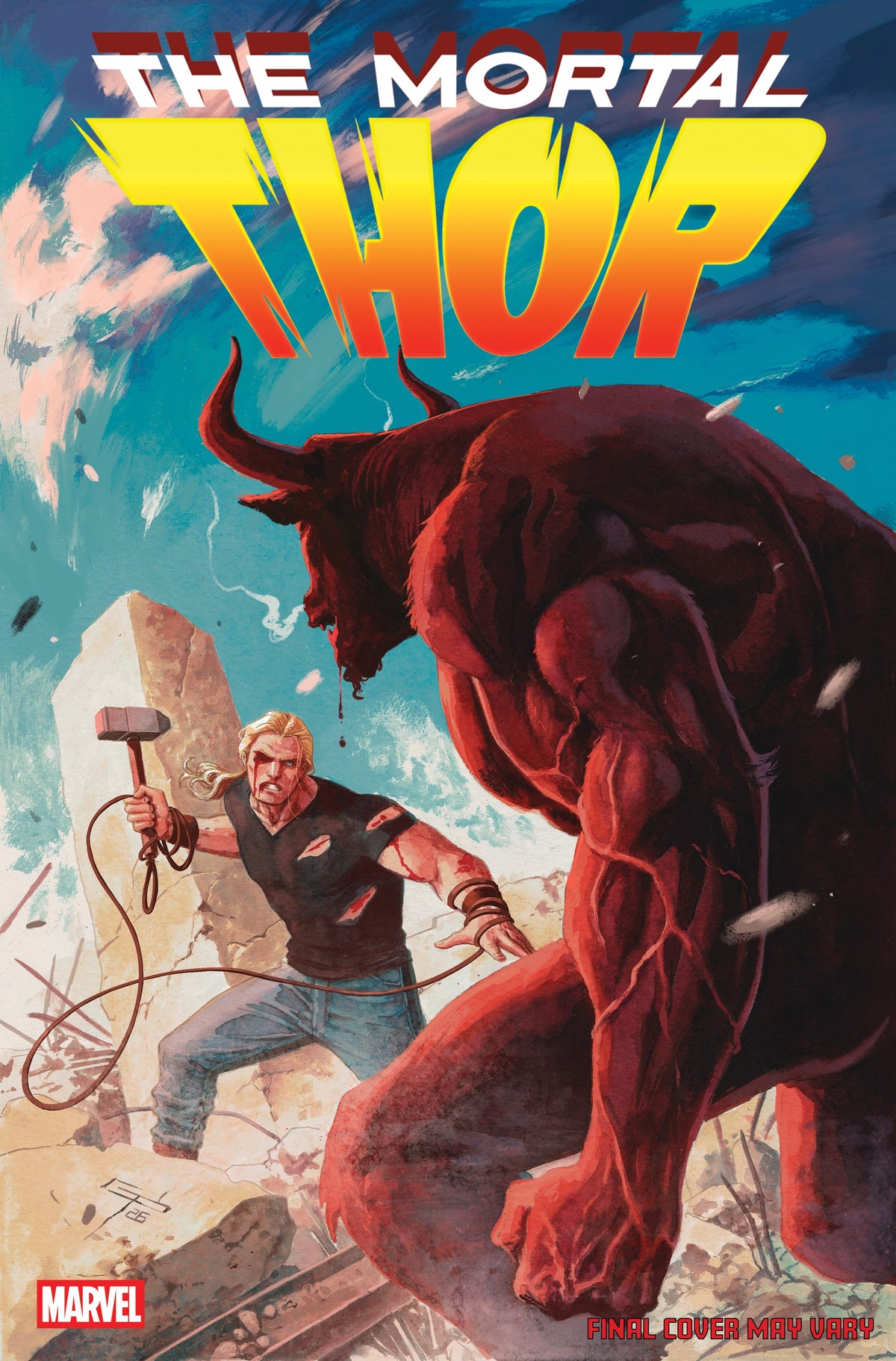 Marvel Comic Books > Incentives MORTAL THOR #10 1:25 INCV C.F. VILLA VARIANT 75960621284201016 PRH-75960621284201016