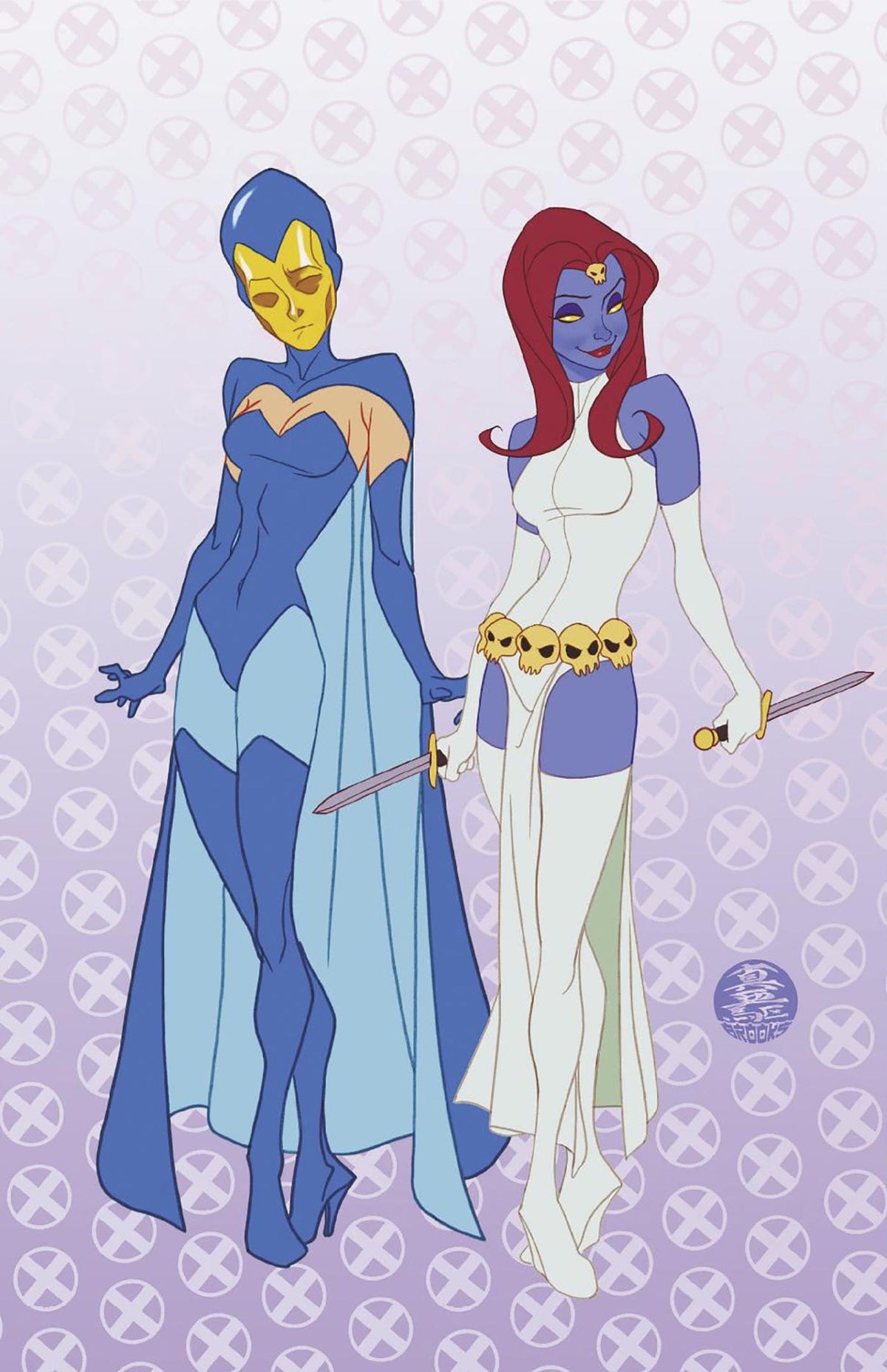 Marvel Comic Books > Incentives MYSTIQUE #5 1:50 INCV MARK BROOKS ANIMATED-STYLE VIRGIN VARIANT 75960620961300516 PRH-75960620961300516