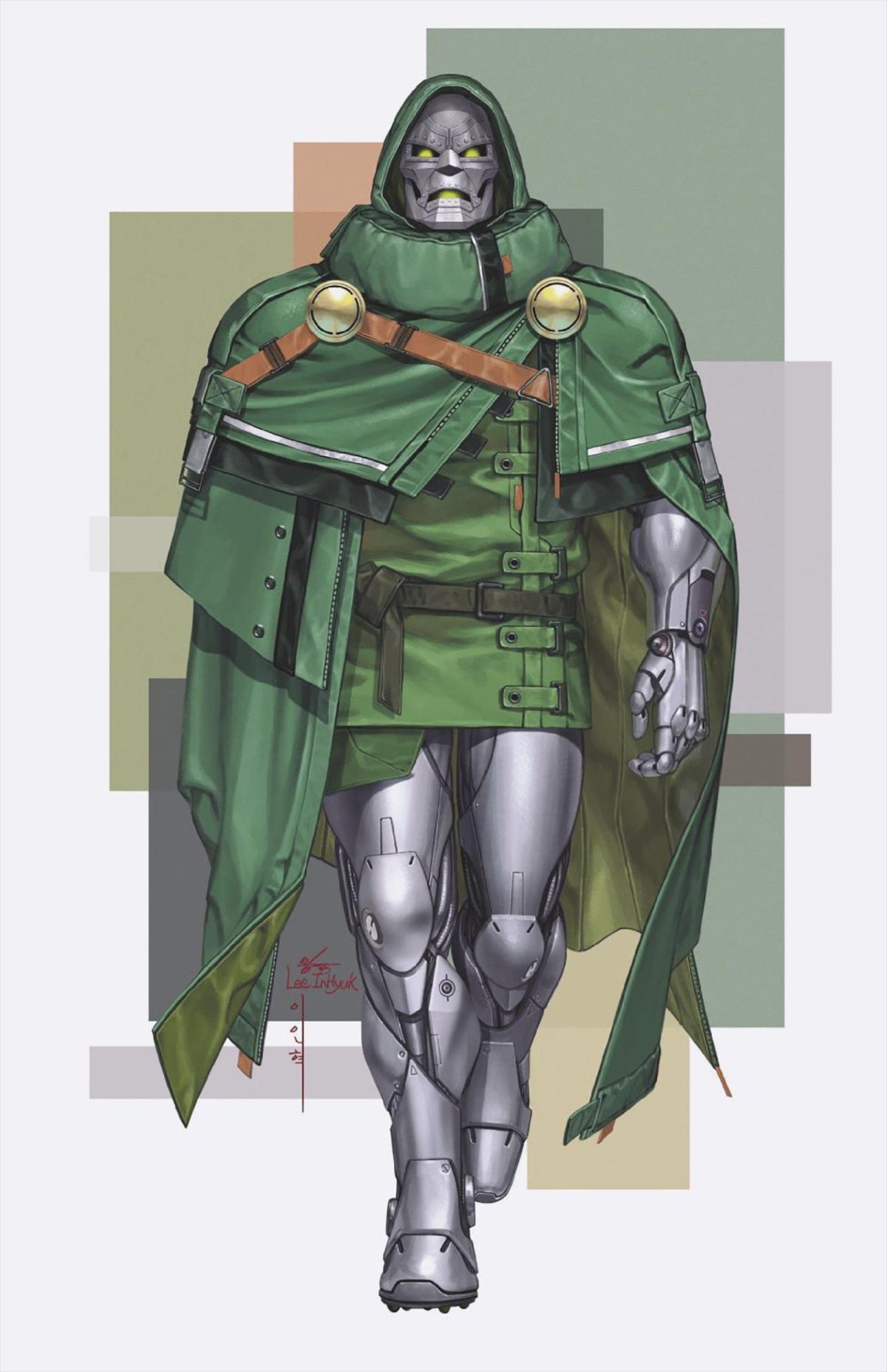 Marvel Comic Books > Incentives ONE WORLD UNDER DOOM #9 1:50 INCV INHYUK LEE STREET-VERSE VIRGIN VARIANT 75960620860900917 PRH-75960620860900917