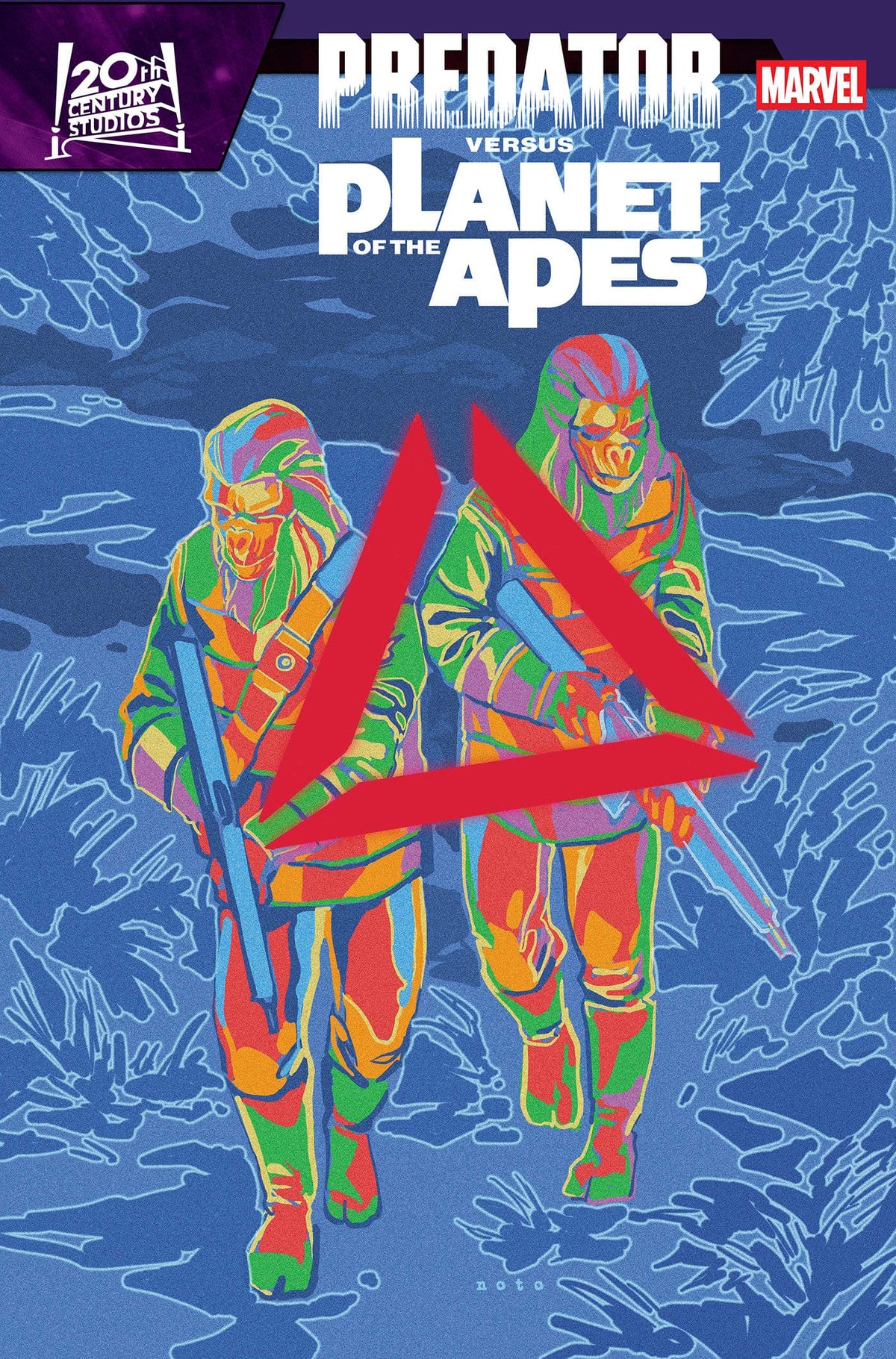 Marvel Comic Books > Incentives PREDATOR VS. THE PLANET OF THE APES #3 1:25 INCV PHIL NOTO VARIANT B (Release Date: 09/30/2026) 75960621569000316 PRH-75960621569000316