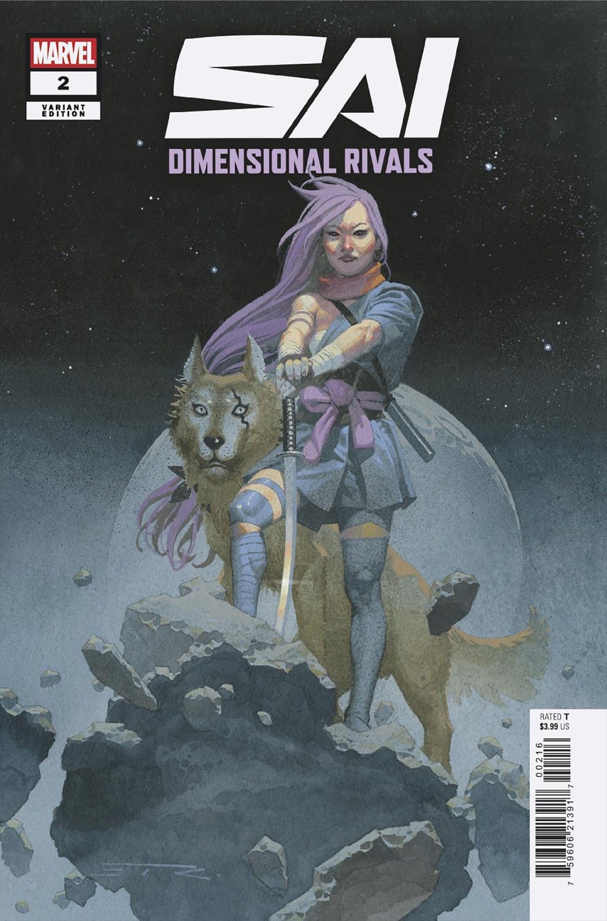 Marvel Comic Books > Incentives SAI: DIMENSIONAL RIVALS #2 1:25 INCV ESAD RIBIC VARIANT 75960621391700216 PRH-75960621391700216