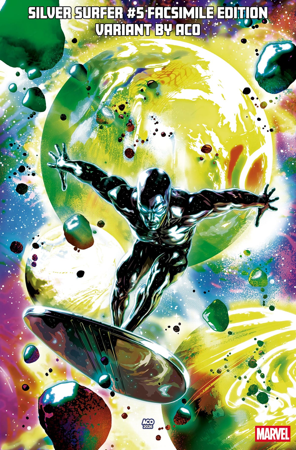 Marvel Comic Books > Incentives SILVER SURFER #5 1:25 INCV FACSIMILE EDITION ACO VARIANT 75960621488400116 PRH-75960621488400116