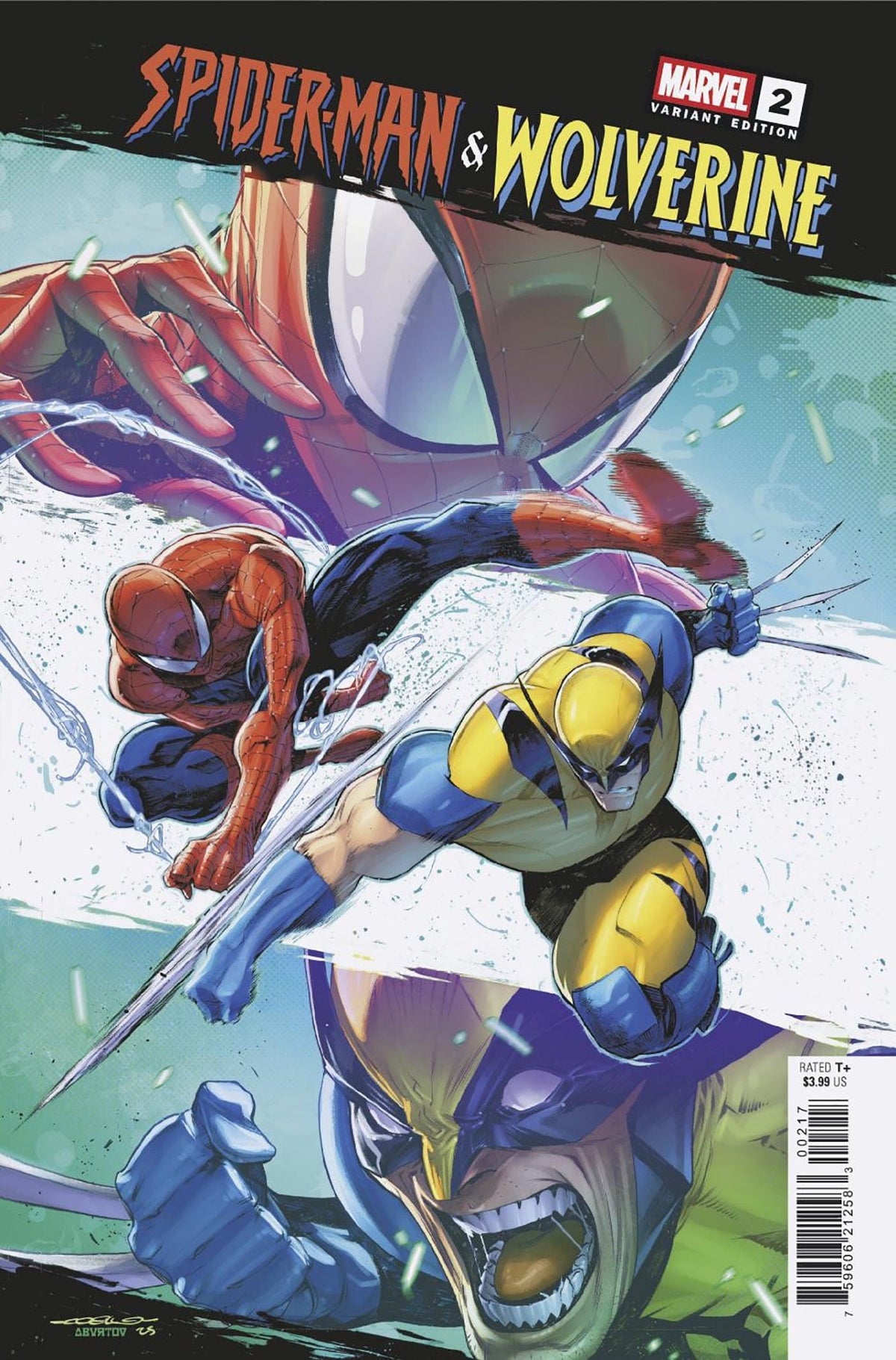 Marvel Comic Books > Incentives SPIDER-MAN & WOLVERINE #2 1:25 INCV IBAN COELLO VARIANT 75960621258300217 PRH-75960621258300217