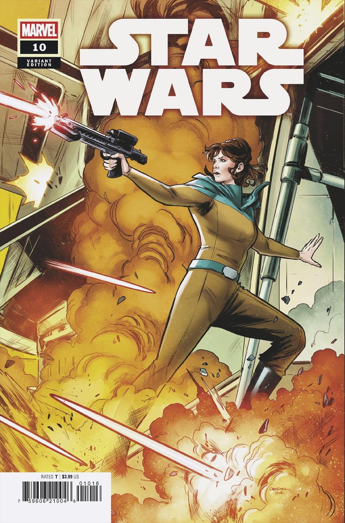 Marvel Comic Books > Incentives STAR WARS #10 1:25 INCV CARMEN CARNERO VARIANT 75960621004601016 PRH-75960621004601016