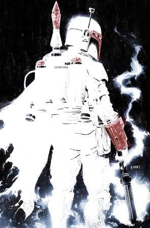 Marvel Comic Books > Incentives STAR WARS: BOBA FETT - BLACK, WHITE & RED #1 1:100 INCV KAARE ANDREWS VIRGIN VARIANT 75960621132600116 PRH-75960621132600116