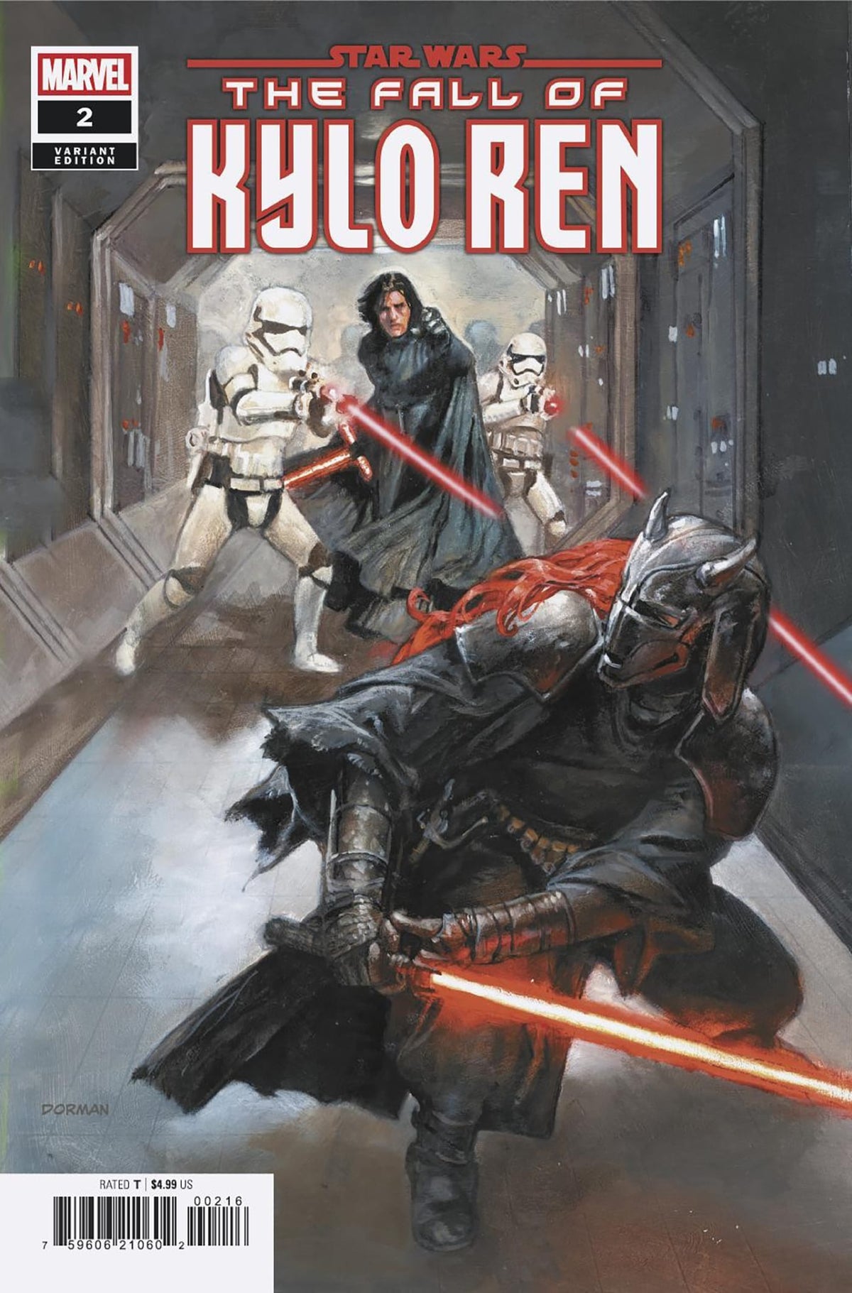 Marvel Comic Books > Incentives STAR WARS: THE FALL OF KYLO REN #2 1:25 INCV DAVE DORMAN VARIANT (Release Date: 09/16/2026) 75960621060200216 PRH-75960621060200216