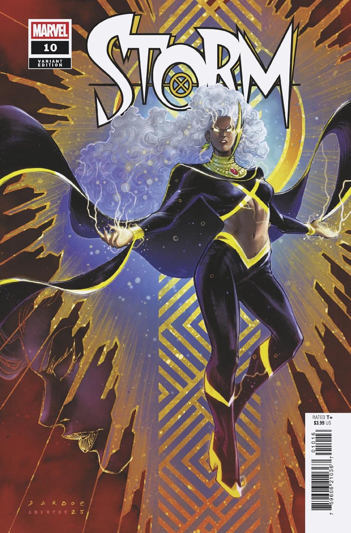 Marvel Comic Books > Incentives STORM #10 1:25 INCV KAREN DARBOE VARIANT 75960621036701016 PRH-75960621036701016