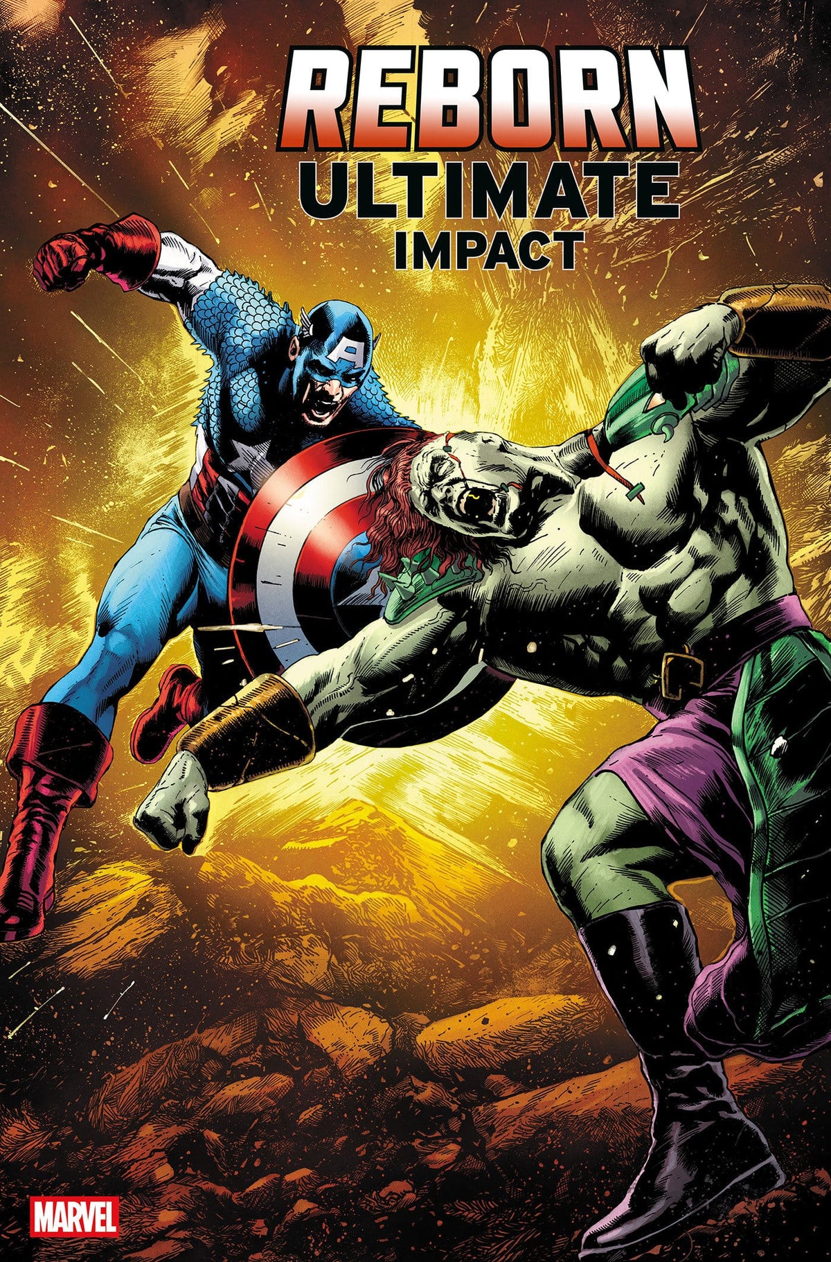 Marvel Comic Books > Incentives ULTIMATE IMPACT: REBORN #4 1:25 INCV CARLOS MAGNO VARIANT (Release Date: 08/19/2026) 75960621461700416 PRH-75960621461700416