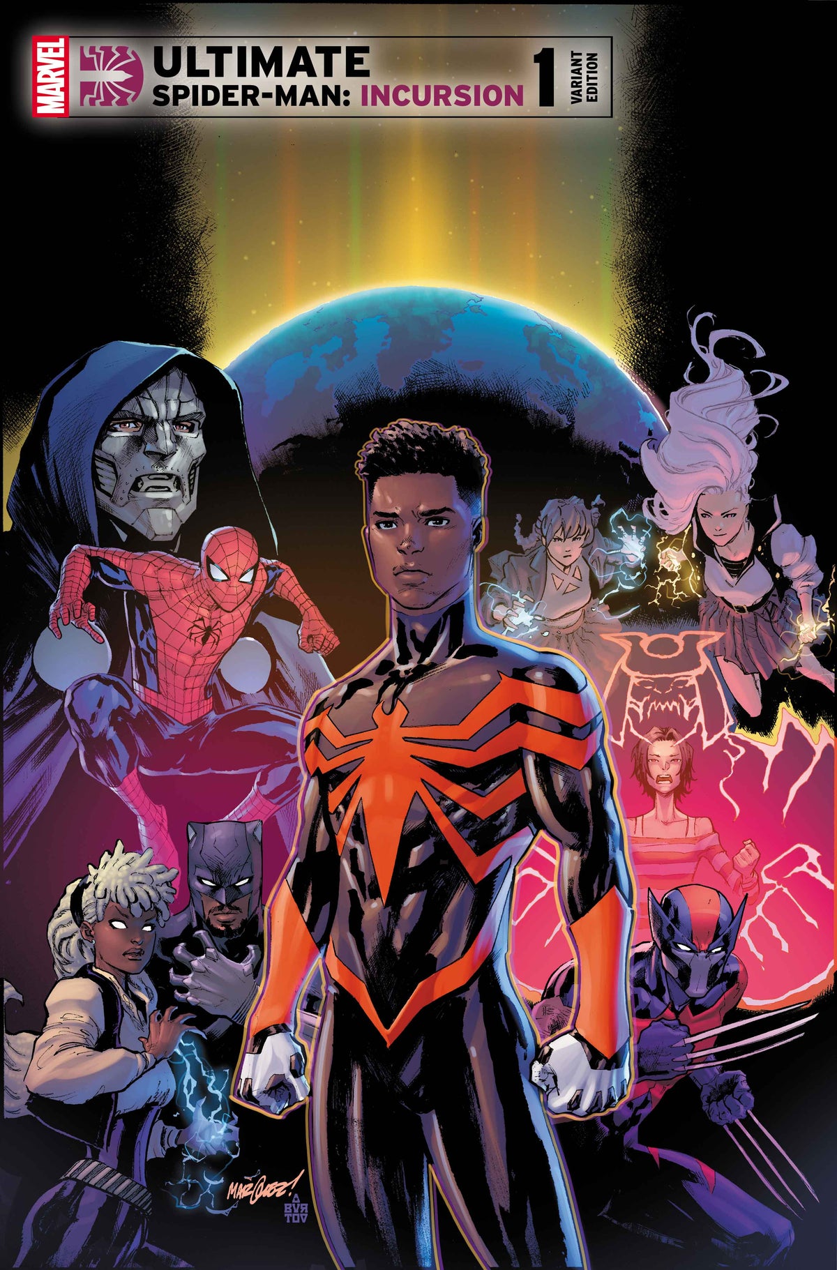 Marvel Comic Books > Incentives ULTIMATE SPIDER-MAN: INCURSION #1 1:25 INCV TBD ARTIST VARIANT 75960621213200116 PRH-75960621213200116