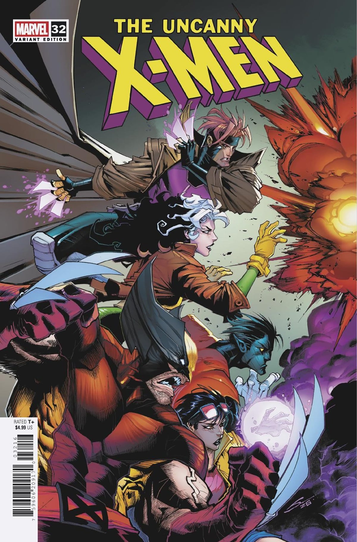 Marvel Comic Books > Incentives UNCANNY X-MEN #32 1:25 INCV GERARDO SANDOVAL VARIANT 75960620917003216 PRH-75960620917003216