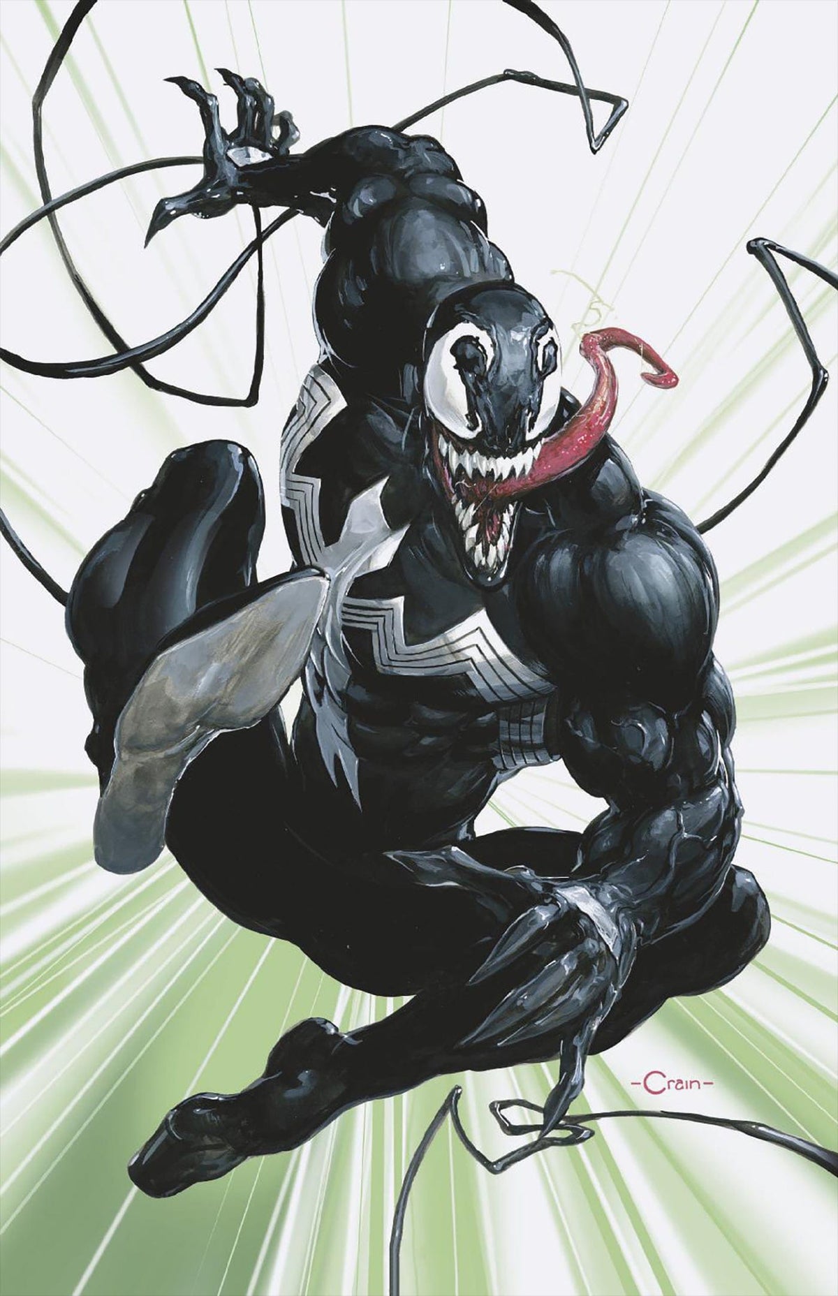 Marvel Comic Books > Incentives VENOM #253 1:50 INCV CLAYTON CRAIN VIRGIN VARIANT 75960621330625316 PRH-75960621330625316