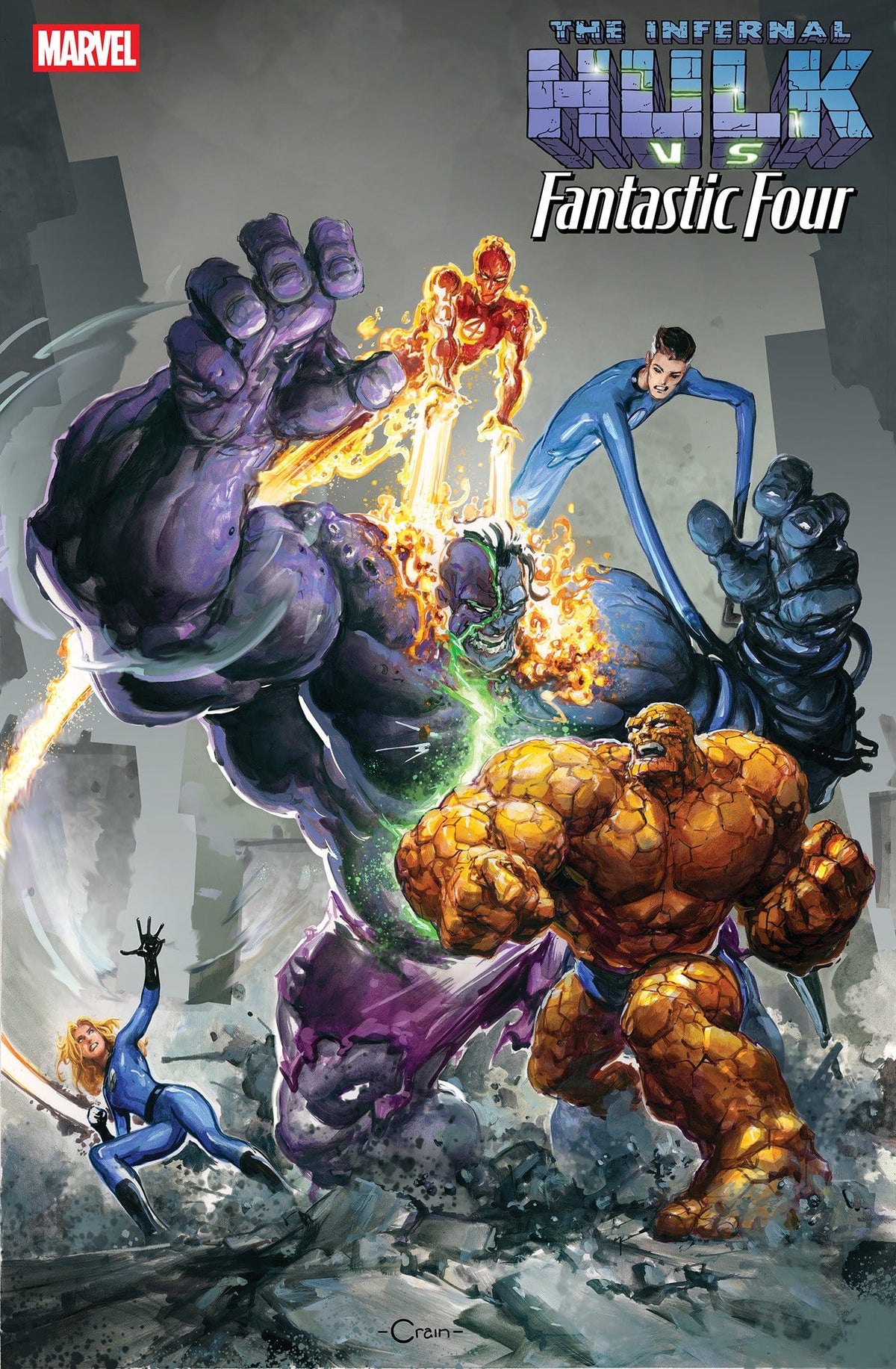 Marvel Comic Books INFERNAL HULK VS. FANTASTIC FOUR #1 SKOTTIE YOUNG VARIANT (Release Date: 10/14/2026) 75960621585000121 PRH-75960621585000121
