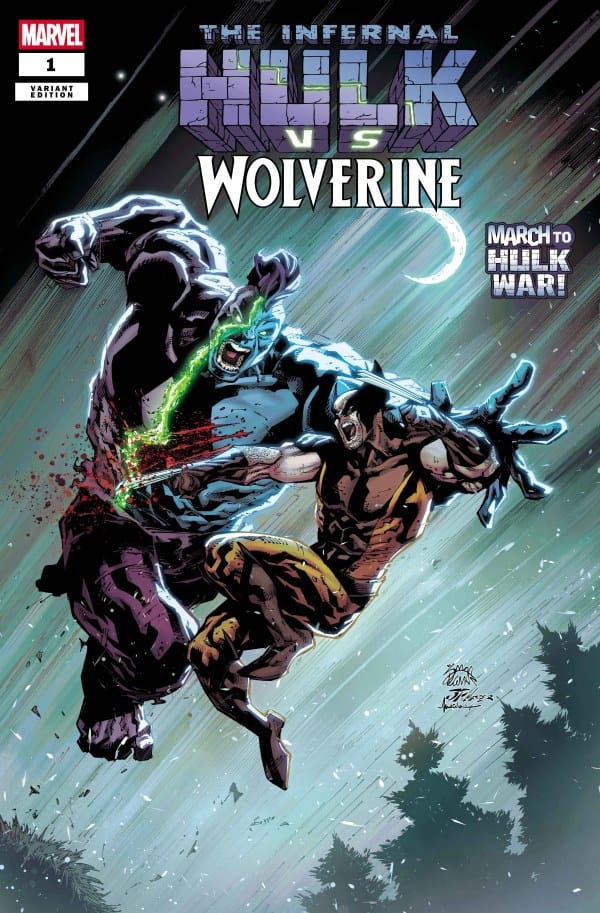 Marvel Comic Books INFERNAL HULK VS. WOLVERINE #1 RYAN STEGMAN VARIANT (Release Date: 09/09/2026) 75960621584300141 PRH-75960621584300141