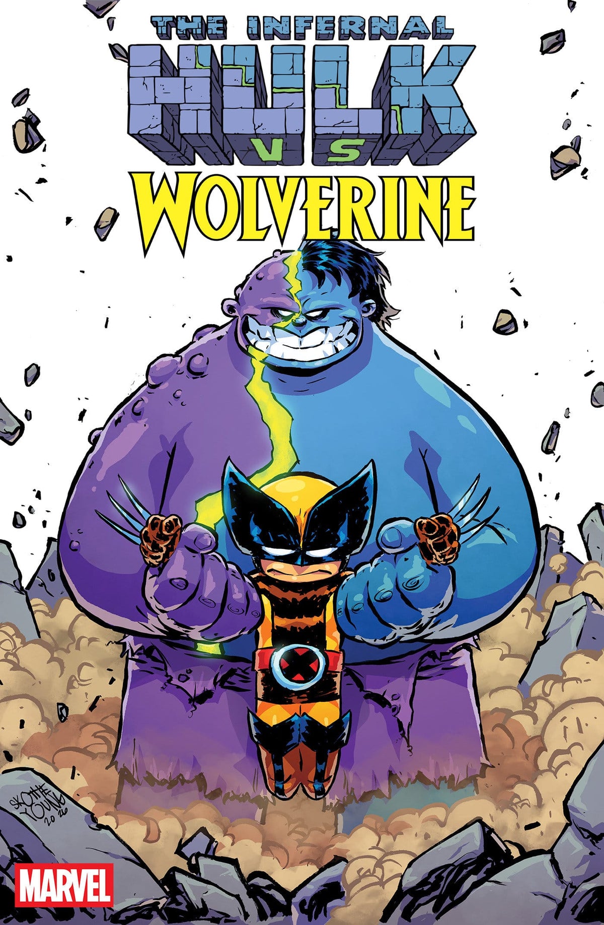 Marvel Comic Books INFERNAL HULK VS. WOLVERINE #1 SKOTTIE YOUNG VARIANT (Release Date: 09/23/2026) 75960621584300121 PRH-75960621584300121