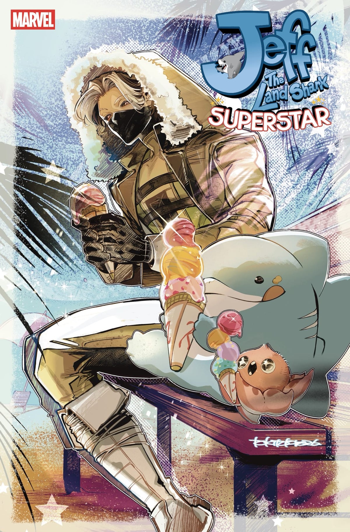Marvel Comic Books JEFF THE LAND SHARK: SUPERSTAR #1 TOKITOKORO VARIANT 75960621629100151 PRH-75960621629100151
