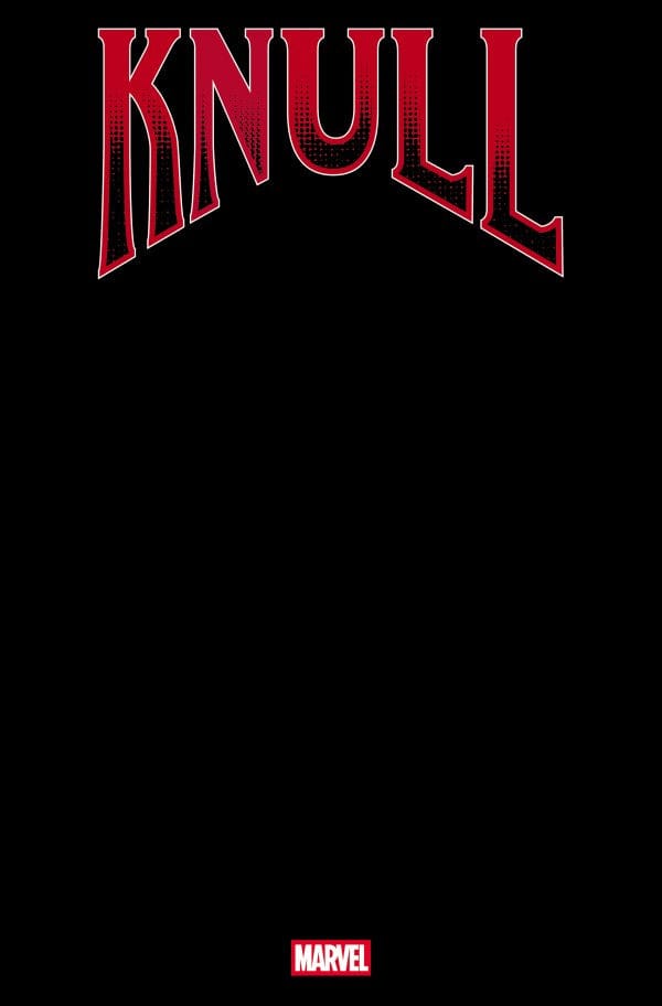 Marvel Comic Books KNULL #1 BLACK BLANK COVER VARIANT 75960621388700121 PRH-75960621388700121