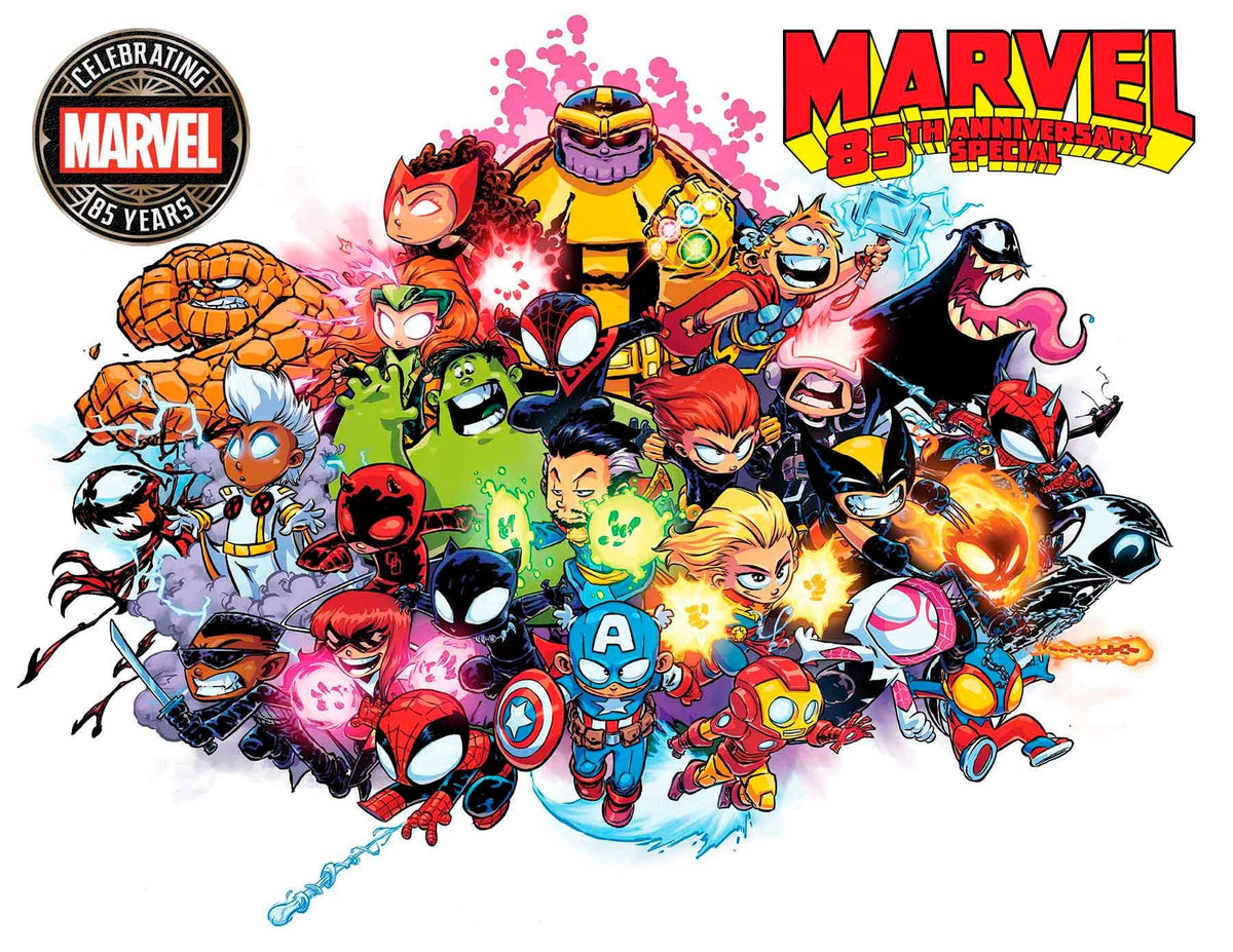 Marvel Comic Books MARVEL 85TH ANNIVERSARY SPECIAL SKOTTIE YOUNG WRAPAROUND VARIANT 75960620923100121 PRH-75960620923100121