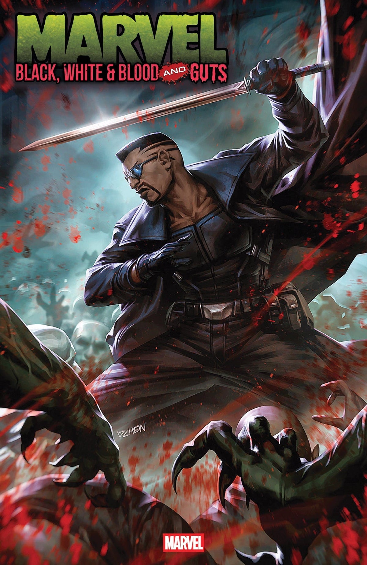 Marvel Comic Books MARVEL: BLACK, WHITE & BLOOD AND GUTS #1 DERRICK CHEW VARIANT 75960621332000131 PRH-75960621332000131