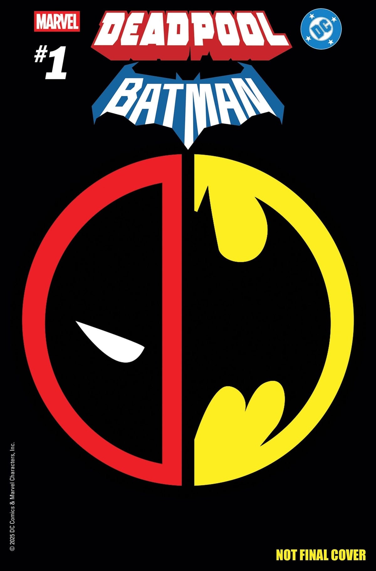 Marvel Comic Books MARVEL/DC: DEADPOOL/BATMAN #1 INSIGNIA MASHUP VARIANT 75960621349800161 PRH-75960621349800161
