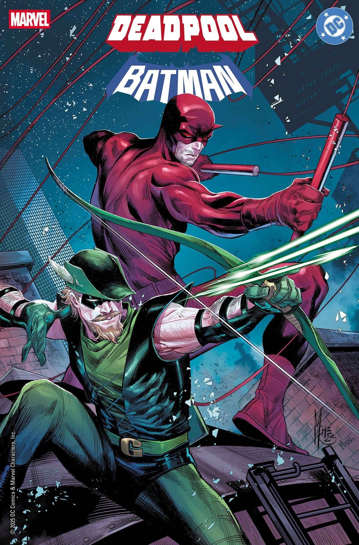 Marvel Comic Books MARVEL/DC: DEADPOOL/BATMAN #1 MARCO CHECCHETTO VARIANT 75960621349800171 PRH-75960621349800171
