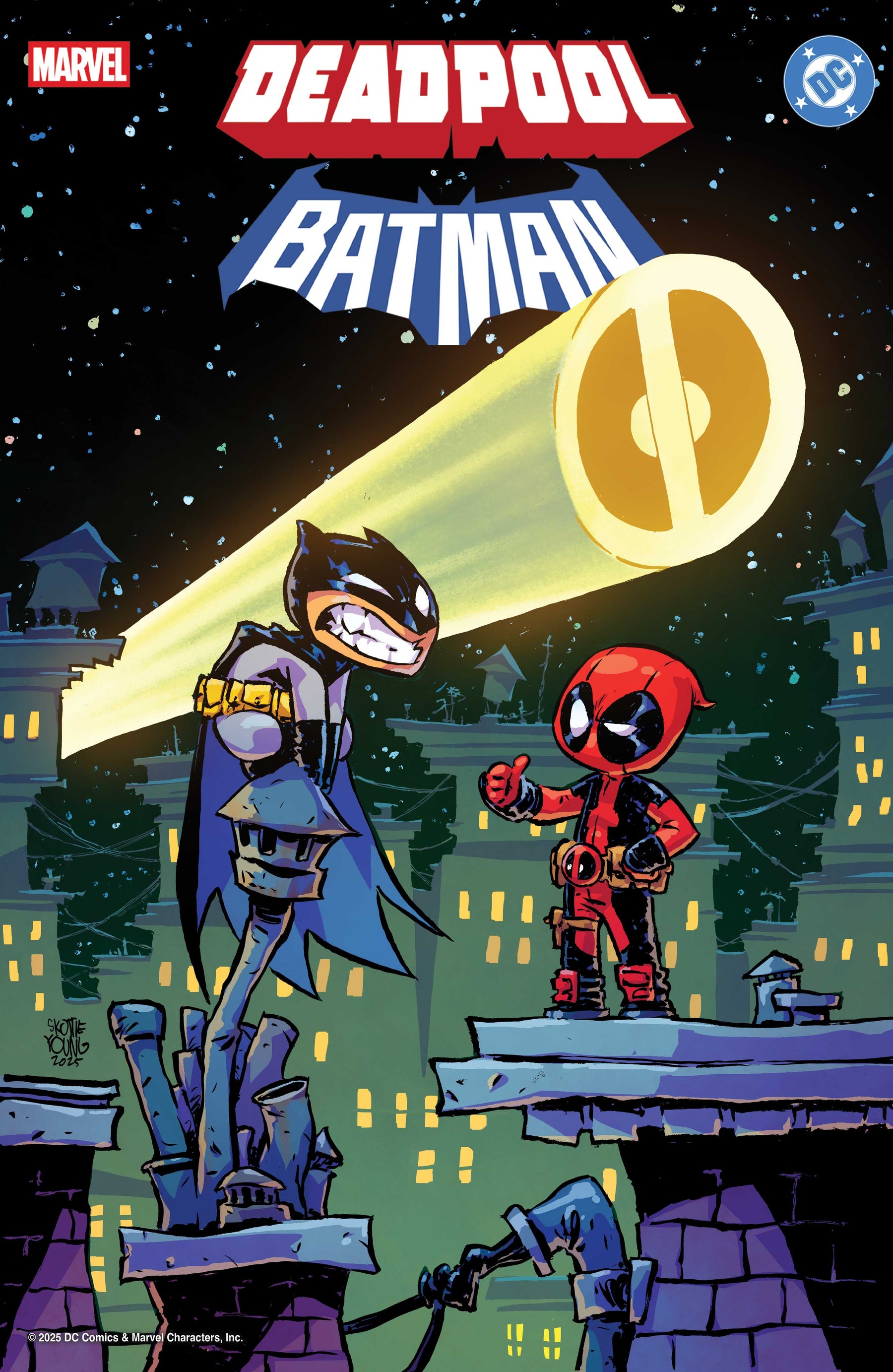 Marvel Comic Books MARVEL/DC: DEADPOOL/BATMAN #1 SKOTTIE YOUNG VARIANT 75960621349800118 PRH-75960621349800118