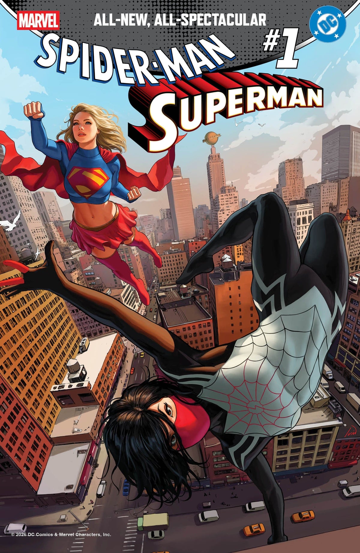Marvel Comic Books MARVEL/DC: SPIDER-MAN/SUPERMAN #1 IVAN TALAVERA VARIANT 75960621395500121 PRH-75960621395500121