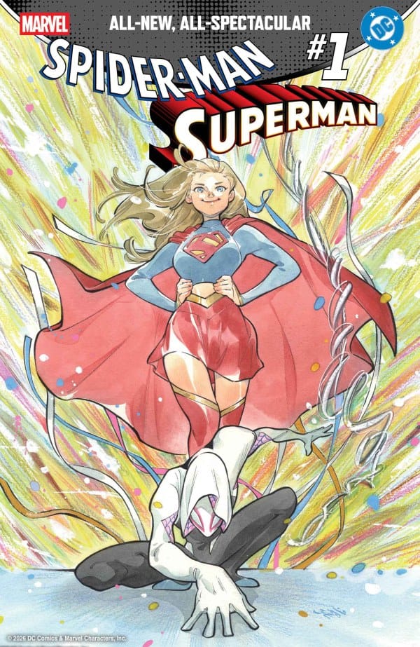 Marvel Comic Books MARVEL/DC: SPIDER-MAN/SUPERMAN #1 PEACH MOMOKO VARIANT 75960621395500171 PRH-75960621395500171
