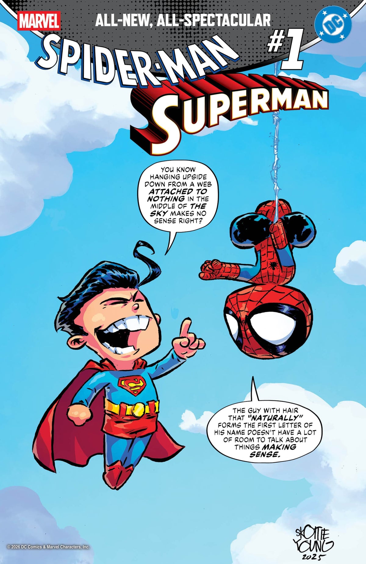 Marvel Comic Books MARVEL/DC: SPIDER-MAN/SUPERMAN #1 SKOTTIE YOUNG VARIANT 75960621395500191 PRH-75960621395500191