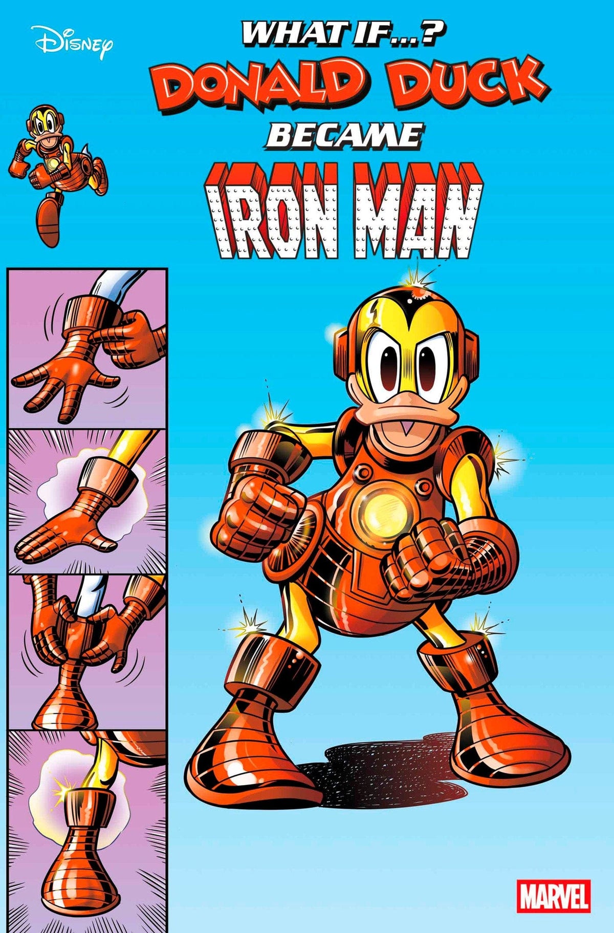 Marvel Comic Books MARVEL & DISNEY: WHAT IF...? DONALD DUCK BECAME IRON MAN #1 75960621018300111 PRH-75960621018300111
