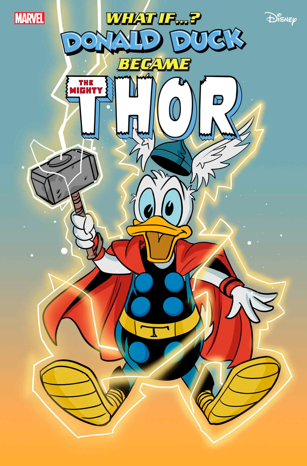 Marvel Comic Books MARVEL & DISNEY: WHAT IF...? DONALD DUCK BECAME THOR #1 PHIL NOTO DONALD DUCK TH OR VARIANT 75960621014500121 PRH-75960621014500121