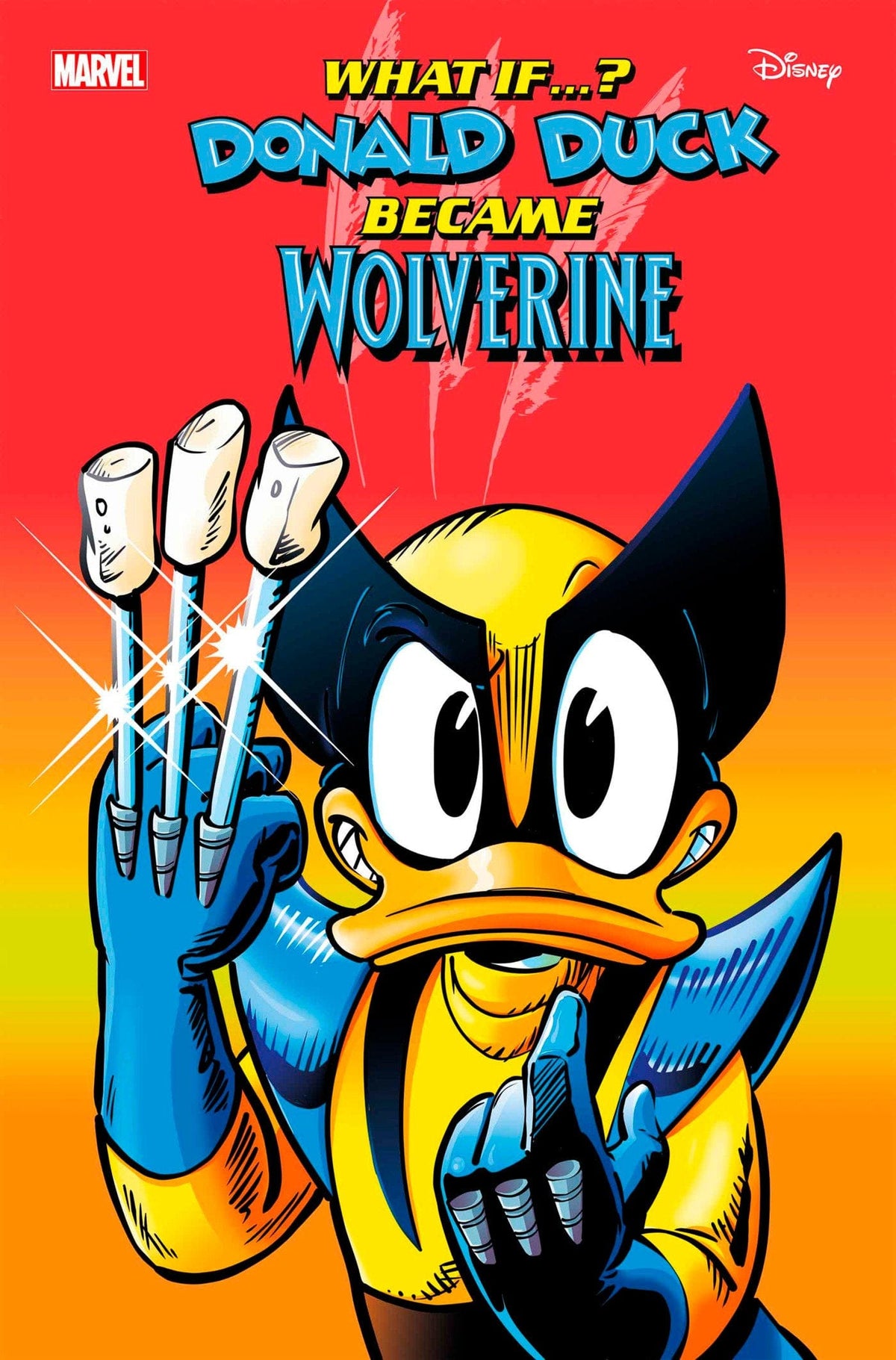 Marvel Comic Books MARVEL & DISNEY: WHAT IF...? DONALD DUCK BECAME WOLVERINE #1 75960621013800111 PRH-75960621013800111