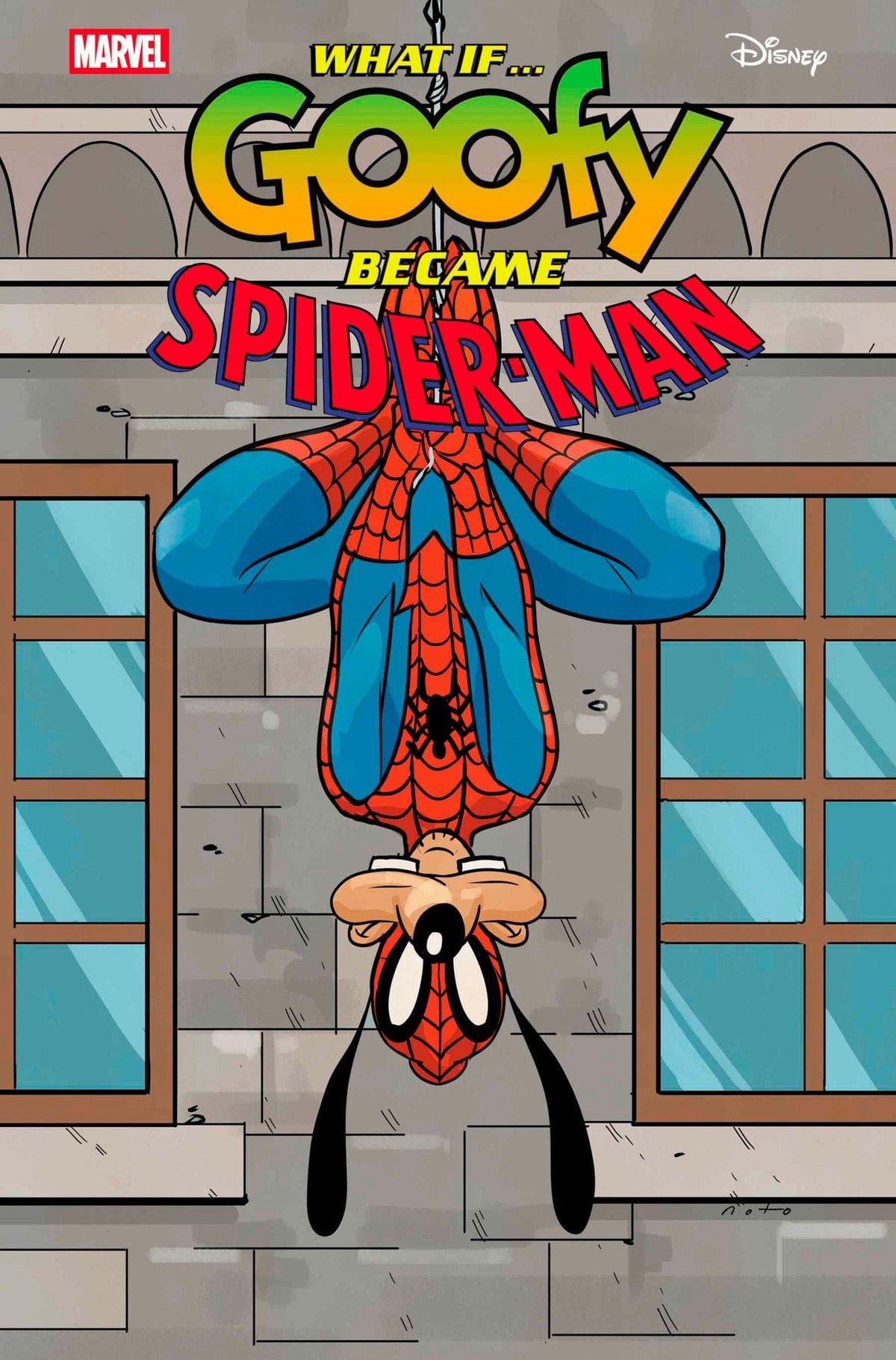 Marvel Comic Books MARVEL & DISNEY: WHAT IF...? GOOFY BECAME SPIDER-MAN #1 PHIL NOTO GOOFY SPIDER-MAN VARIANT 75960621026800131 PRH-75960621026800131