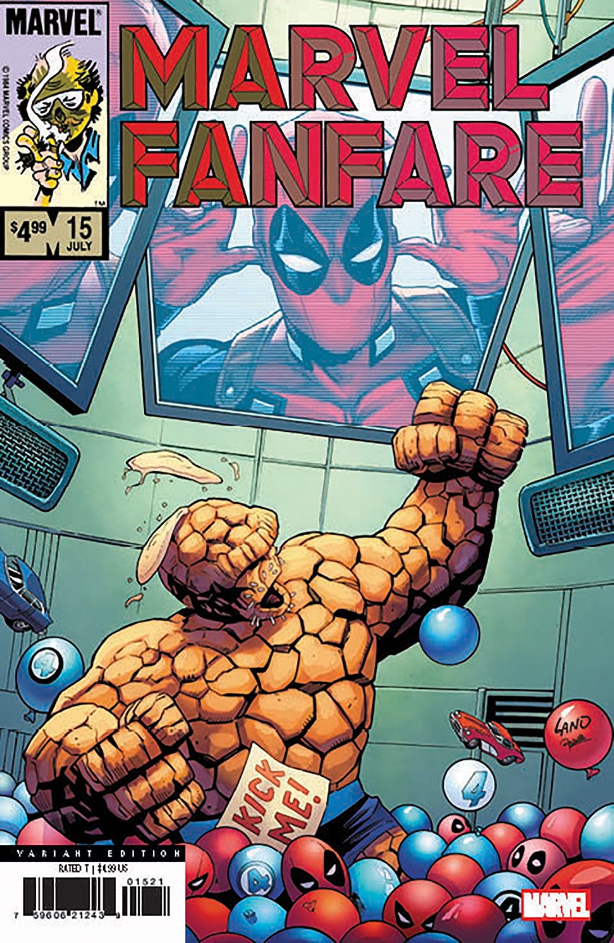 Marvel Comic Books MARVEL FANFARE #15 FACSIMILE EDITION GREG LAND APRIL POOLS VARIANT 75960621243901521 PRH-75960621243901521