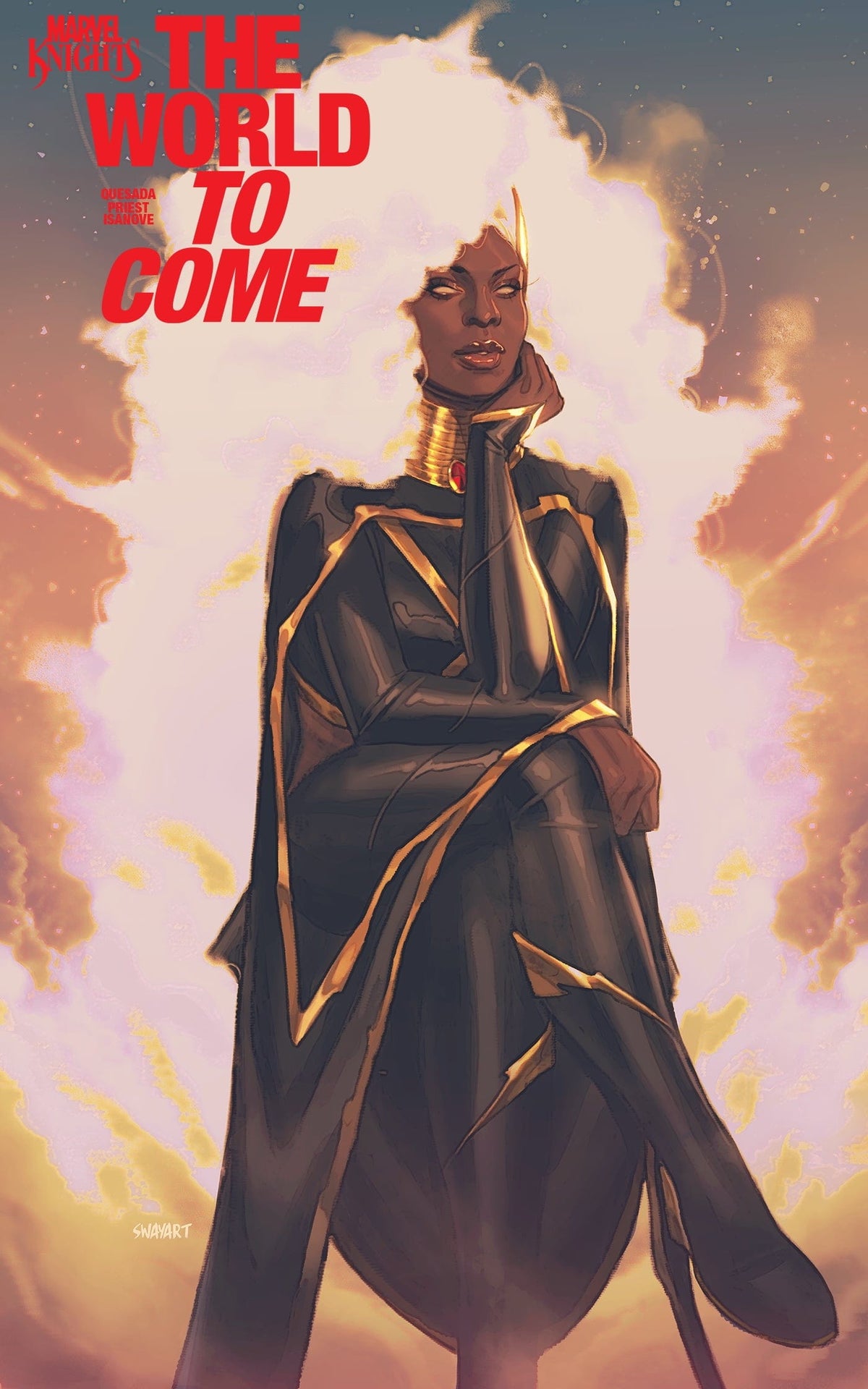 Marvel Comic Books MARVEL KNIGHTS: THE WORLD TO COME #1 JOSHUA SWABY STORM VARIANT 75960609060000131 PRH-75960609060000131
